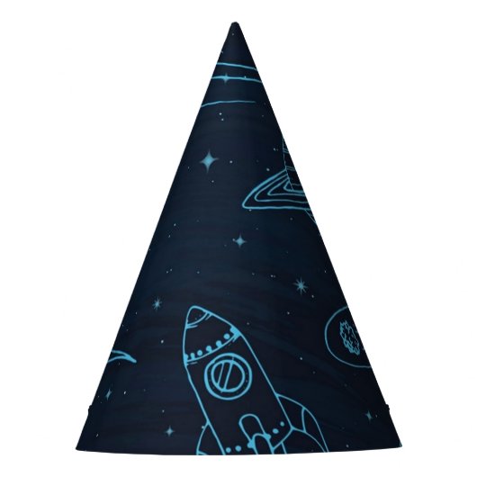 Chapeaux De Fètes Motif spatial (Devant)