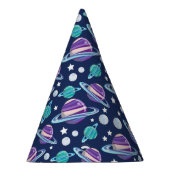 Chapeaux De Fètes Motif spatial, Planètes, Étoiles, Galaxie, Cosmos (Droite)