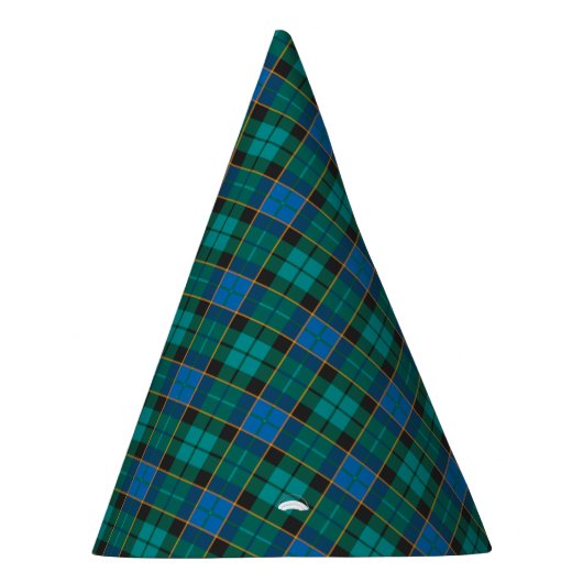 Chapeaux De Fètes Motif Tartan plaids - bleu traditionnel vert (Droite)