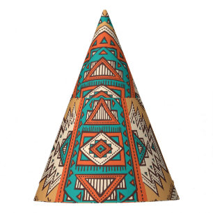 Chapeaux De Fètes Motif tribale, parfait pour la décoration.