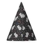 Chapeaux De Fètes Motif tropical de paresse de bébé (Dos)