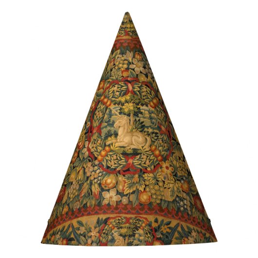 Chapeaux De Fètes Motif Unicorne Floral (Devant)