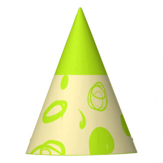 Chapeaux De Fètes Motifs linéaires et taches design Casquette de fêt