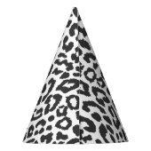 Chapeaux De Fètes Motifs noirs et blancs de peau d'animal (Dos)