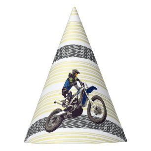 Chapeaux De Fètes Motorcross Rider