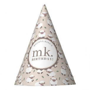 Chapeaux De Fètes Moutons Agneaux Animaux de Ferme Cute Anniversaire