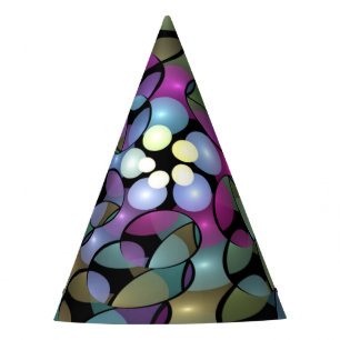 Chapeaux De Fètes Mouvements colorés Art fractal abstrait saisissant