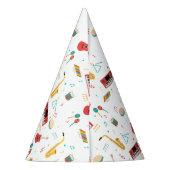 Chapeaux De Fètes Musical Instruments Music Theme Birthday Party (Dos)