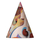 Chapeaux De Fètes Musique artisanale peinture Abstraite (Gauche)