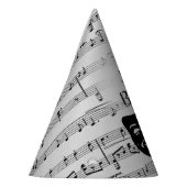 Chapeaux De Fètes Musique et anniversaire argentés de masques de (Gauche)