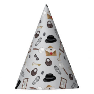 Chapeaux De Fètes Mystery Kids Secret Agent Spy Detective Thème