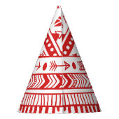 Chapeaux De Fètes Native American : Red Ink Doodle. (Dos)