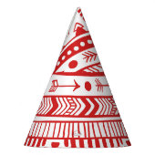 Chapeaux De Fètes Native American : Red Ink Doodle. (Gauche)