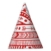 Chapeaux De Fètes Native American : Red Ink Doodle. (Droite)