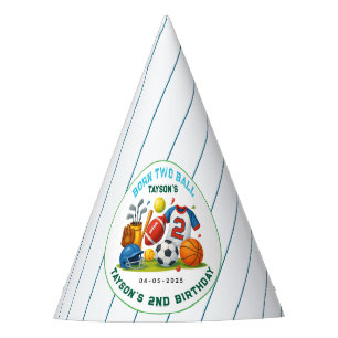 Chapeaux De Fètes Né pour jouer au ballon – Thème sportif pour le 2e