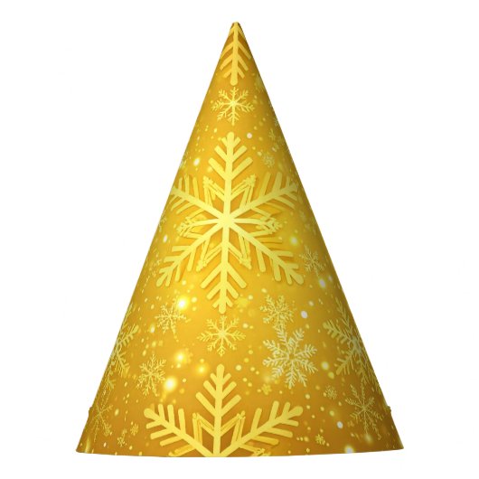 Chapeaux De Fètes Neige dorée (Devant)
