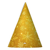 Chapeaux De Fètes Neige dorée (Gauche)