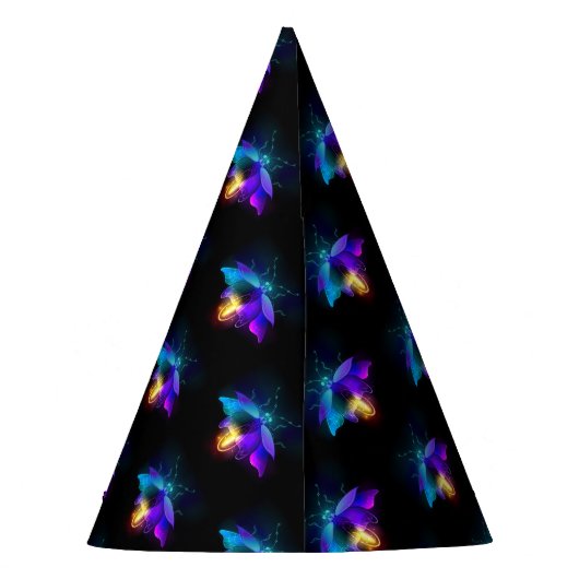 Chapeaux De Fètes Neon Firefly sur noir (Dos)