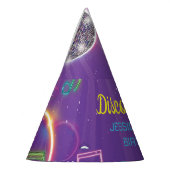 Chapeaux De Fètes Neon Glow Disco Dance Anniversaire (Gauche)