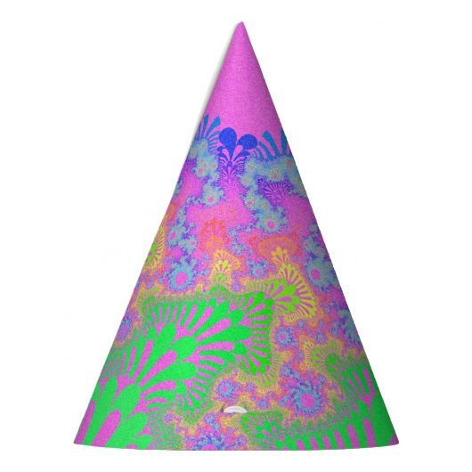 Chapeaux De Fètes Neon Rainbow Sunburst (Gauche)