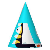 Chapeaux De Fètes Nid d'oiseaux - Blanc Turquoise (Gauche)