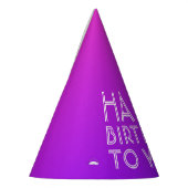 Chapeaux De Fètes N'Importe Quel Nom Modifiable Joyeux Anniversaire  (Gauche)