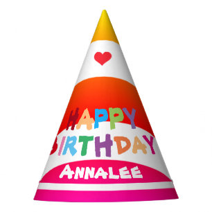 Chapeaux De Fètes Nom Anniversaire de enfant personnalisé moderne jo