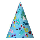 Chapeaux De Fètes Nom Cute Pool Anniversaire (Gauche)
