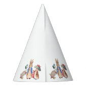 Chapeaux De Fètes Nom personnalisé Pierre le lapin Premier anniversa (Dos)