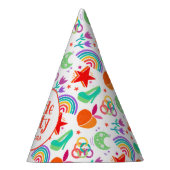 Chapeaux De Fètes Noodles mignons Fierté Motif arc-en-ciel (Droite)