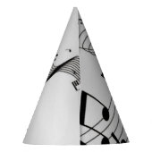 Chapeaux De Fètes Notes de musique sur argent (Dos)
