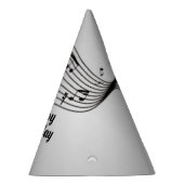 Chapeaux De Fètes Notes de musique sur argent (Droite)