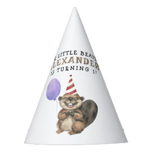 Chapeaux De Fètes Notre Little Beaver 1ère fête d'anniversaire