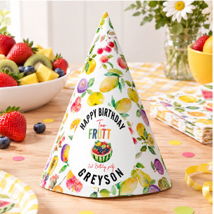 Chapeaux De Fètes Notre petite mignonne Fruitt 2e fête d'anniversair