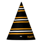 Chapeaux De Fètes Nouvel an noir et jaune (Gauche)