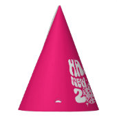 Chapeaux De Fètes Nouvel An Pink Disco (Gauche)