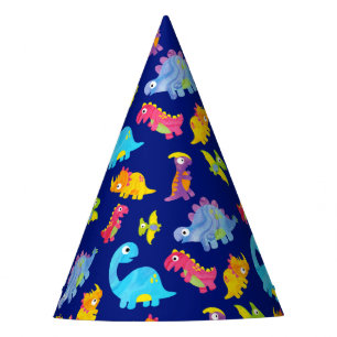 Chapeaux De Fètes Nouvel anniversaire du Motif bleu de la Marine