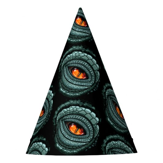 Chapeaux De Fètes Œil de prédateur reptile primal (Devant)