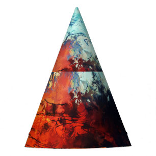Chapeaux De Fètes Oeuvre colorée Abstraite contemporaine