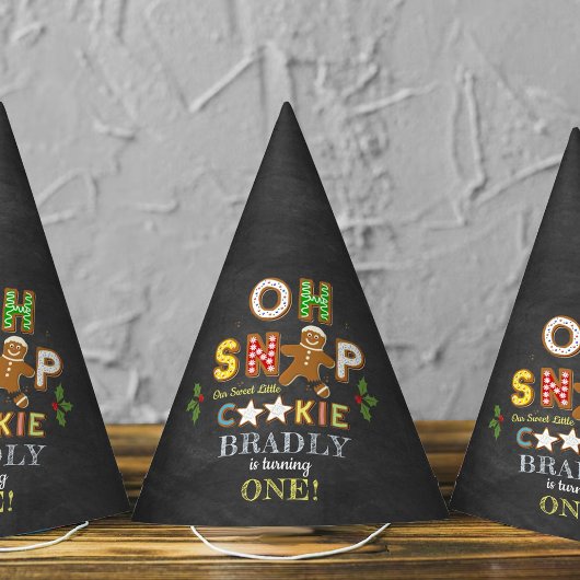 Chapeaux De Fètes Oh Snap! Gingerbread Cookie Any Age Birthday