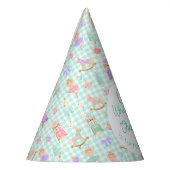 Chapeaux De Fètes Oh What Fun Mint Gingham Nutcracker Birthday (Gauche)
