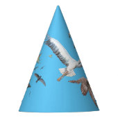 Chapeaux De Fètes Oiseaux migrateurs traçant leurs vols Illustration (Devant)