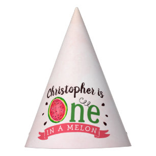 Chapeaux De Fètes One In A Melon 1er Anniversaire