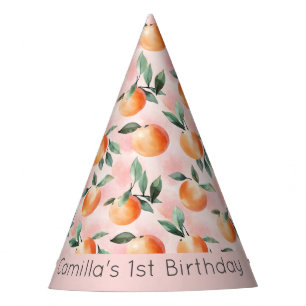 Chapeaux De Fètes One Sweet Peach 1er anniversaire