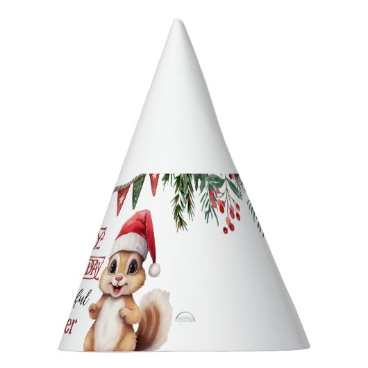 Chapeaux De Fètes ONEderful mignonne écureuil 1er anniversaire Casqu (Droite)