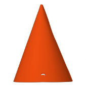 Chapeaux De Fètes orange de néon solide (Droite)