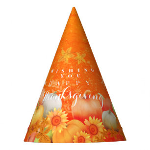 Chapeaux De Fètes Orange Thanksgiving d'automne