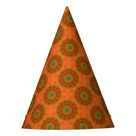 Chapeaux De Fètes Orange Twirl (Devant)