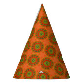 Chapeaux De Fètes Orange Twirl (Gauche)