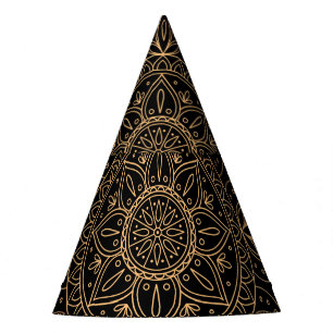 Chapeaux De Fètes Oriental Mandala, Luxury Vintage Motif.